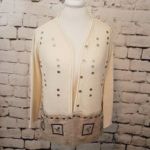 Cedar Canyon Silk and Linen Cardigan sz Sm